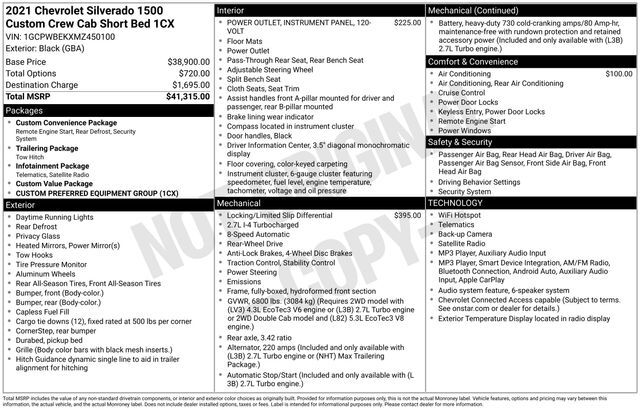 2021 Chevrolet Silverado 1500 Custom Raleigh NC