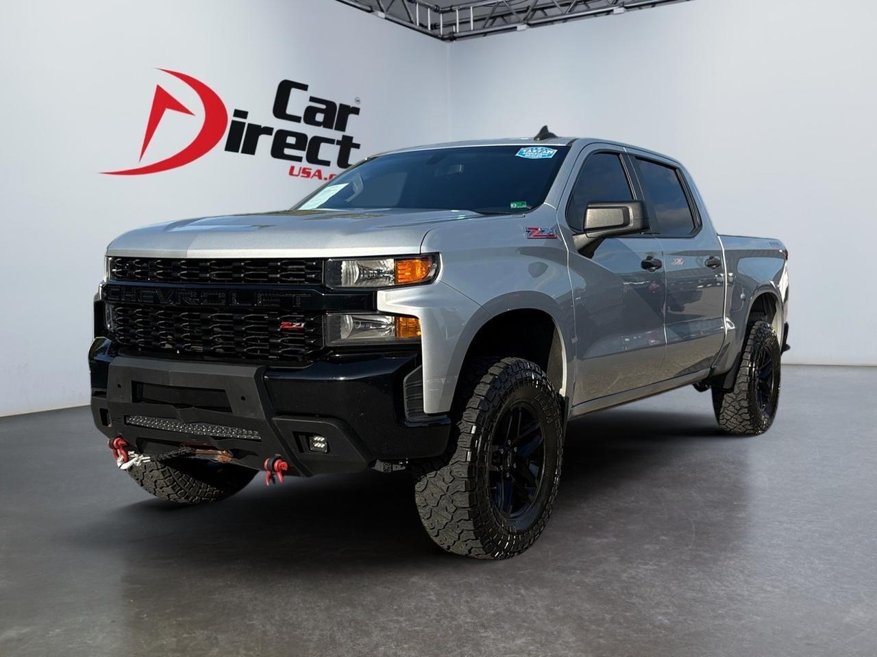 2021 Chevrolet Silverado 1500 Custom Trail Boss, BACKUP CAMERA, BED LINER, TOW PACKAGE, APPLE CARPLAY/ANDROID AUTO, CORNER REAR BUMPER STEP, RUNNING BOARDS, LOW MIILEAGE, DRIVE LIKE A BOSS! Virginia Beach VA