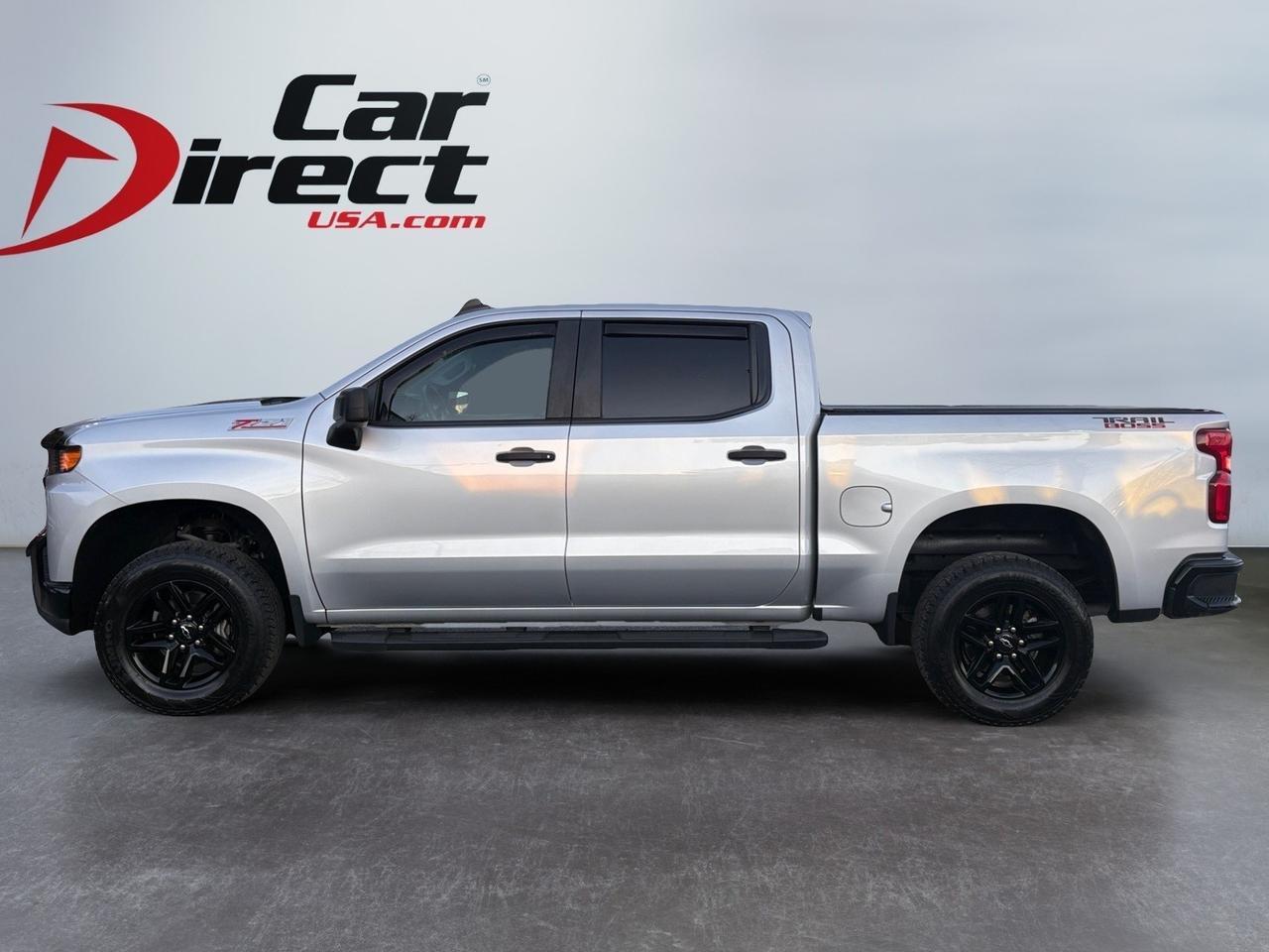 2021 Chevrolet Silverado 1500 Custom Trail Boss, BLACK TUBULAR STEPS, REAR CORNER STEPS, EZ LIFT & RELEASE TAILGATE, APPLE CARPLAY/ANDROID AUTO, REMOTE START, BACKUP CAMERA WITH PARKING SENSORS, BECOME A BOSS ON THE TRAIL OR ROAD!