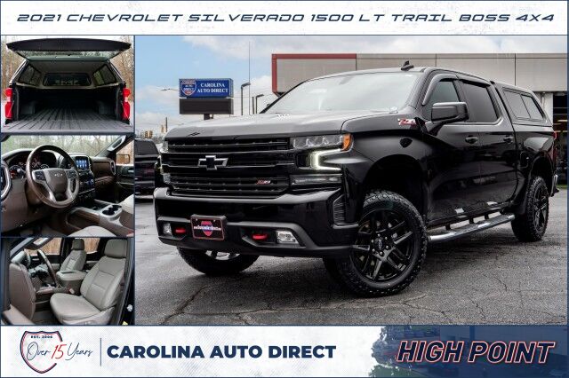 2021 Chevrolet Silverado 1500 LT Trail Boss 4X4 / Leer Bed Cap / 6.2L V8!