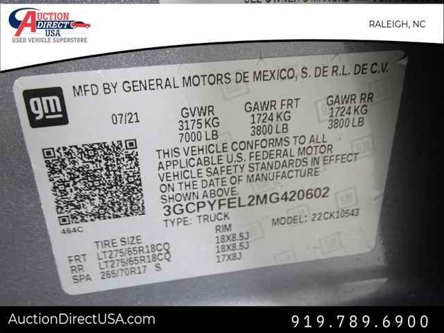 2021 Chevrolet Silverado 1500 LT Trail Boss Raleigh NC