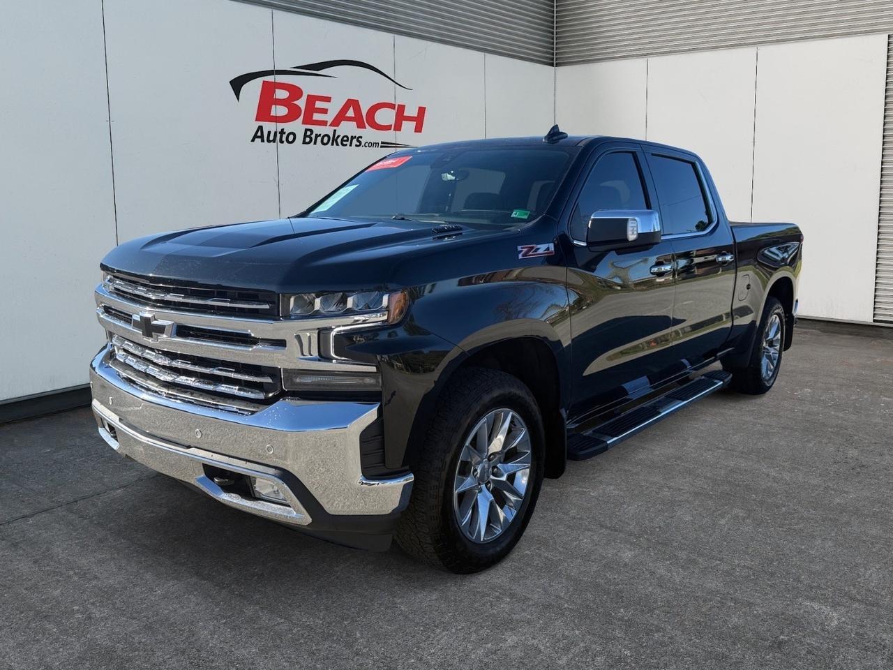 2021 Chevrolet Silverado 1500 LTZ, SUNROOF, HEATED AND VENTILATED SEATS, HEATED STEERING WHEEL, UNIVERSAL GARAGE DOOR OPENER, APPLE CARPLAY/ANDROID AUTO, RUNNING BOARDS, TOW PCAKAGE, POWER SLIDING REAR WINDOW BACKUP CAMERA, THIS TRUCK HAS ANYTHING YOU COULD EVER WANT!