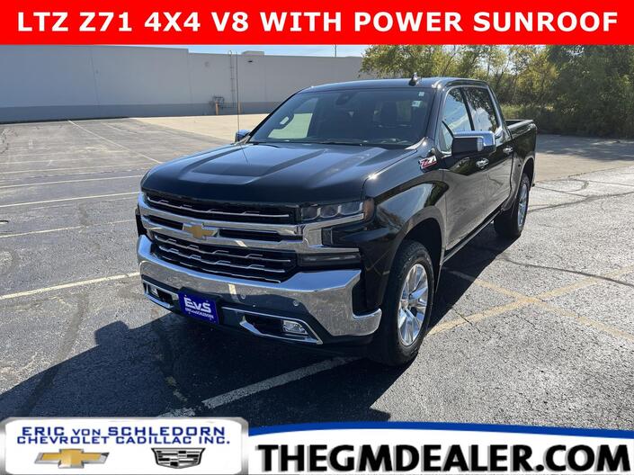 2021 Chevrolet Silverado 1500 LTZ Z71 Crew Cab 4WD 5.3L PremiumPkg w/AdptvCrz Sunroof Nav Bose Spray-OnBedliner HD-RearCamera Milwaukee WI