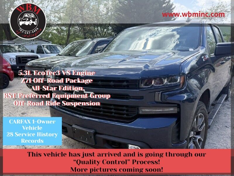 2021 Chevrolet Silverado 1500 RST 4WD Crew Cab 157 w/ Z71 Off-Road Package
