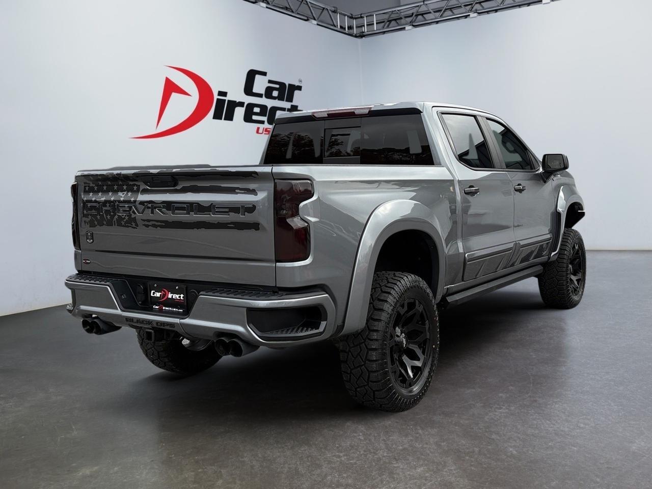 2021 Chevrolet Silverado 1500 RST BLACK OPS PACKAGE, CREW CAB 4X4 , BRUSH GUARD, POWER RUNNING BOARDS, TOW PACKAGE, HEATED STEERING WHEEL & SEATS, FENDER FLARES, SUNROOF, APPLE CARPLAY/ANDROID AUTO, BACKUP CAMERA, LOW MILEAGE, CLEAN CARFAX, THE PERFECT TRUCK FOR YOU!