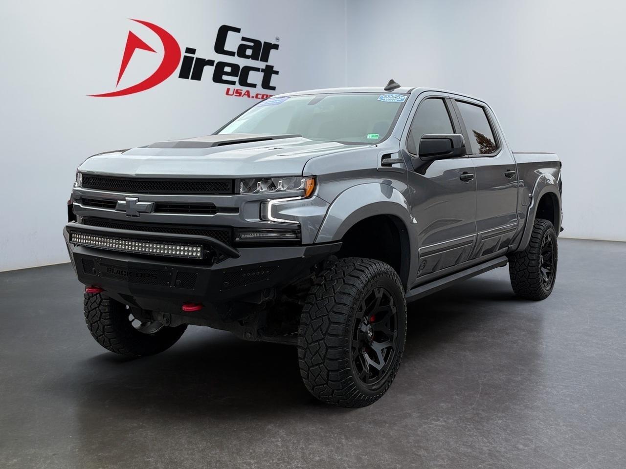 2021 Chevrolet Silverado 1500 RST BLACK OPS PACKAGE, CREW CAB 4X4 , BRUSH GUARD, POWER RUNNING BOARDS, TOW PACKAGE, HEATED STEERING WHEEL & SEATS, FENDER FLARES, SUNROOF, APPLE CARPLAY/ANDROID AUTO, BACKUP CAMERA, LOW MILEAGE, CLEAN CARFAX, THE PERFECT TRUCK FOR YOU! Virginia Beach VA