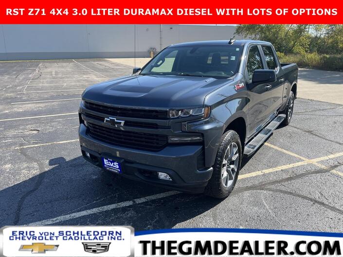 2021 Chevrolet Silverado 1500 RST Z71 Crew Cab 4WD 3.0L DuramaxDiesel All-Star+ LeatherPkgs w/20s HtdLthrBuckets HD-RearCamera Milwaukee WI