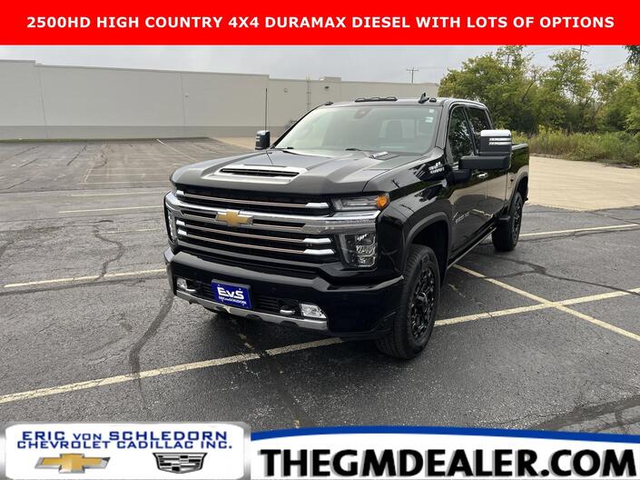 2021 Chevrolet Silverado 2500HD 2500D High Country Z71 Crew Cab 4WD DuramaxDiesel HC-DeluxePkg w/Sunroof Nav 20s PwrAssistSteps Milwaukee WI
