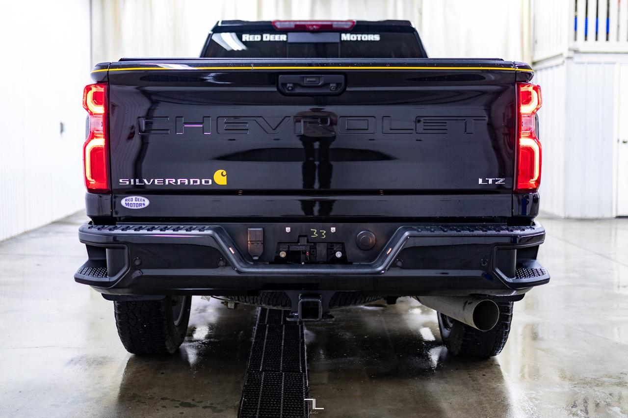 2021 Chevrolet Silverado 2500HD 4x4 Crew Cab LTZ Carhartt Edition Diesel Leather Roof Nav Red Deer AB