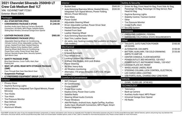 2021 Chevrolet Silverado 2500HD LT Raleigh NC