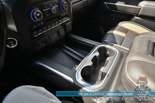 2021 Chevrolet Silverado 2500HD LTZ Plus / 4X4 / Carhartt Edition / Convenience II & Tech Pkg / Crew Cab / Lifted / Z71 Off-RD / Auto Start / Heated & Cooled Seats / Heated Steering / Navigation / Bose / Sunroof / HUD / 37in Tires / Tow Pkg / 1-Owner Anchorage AK