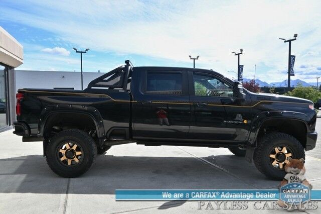 2021 Chevrolet Silverado 2500HD LTZ Plus / 4X4 / Carhartt Edition / Convenience II & Tech Pkg / Crew Cab / Lifted / Z71 Off-RD / Auto Start / Heated & Cooled Seats / Heated Steering / Navigation / Bose / Sunroof / HUD / 37in Tires / Tow Pkg / 1-Owner Anchorage AK