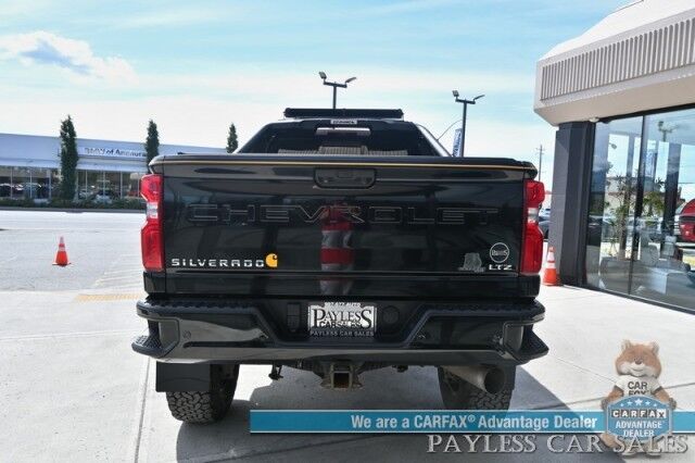 2021 Chevrolet Silverado 2500HD LTZ Plus / 4X4 / Carhartt Edition / Convenience II & Tech Pkg / Crew Cab / Lifted / Z71 Off-RD / Auto Start / Heated & Cooled Seats / Heated Steering / Navigation / Bose / Sunroof / HUD / 37in Tires / Tow Pkg / 1-Owner Anchorage AK