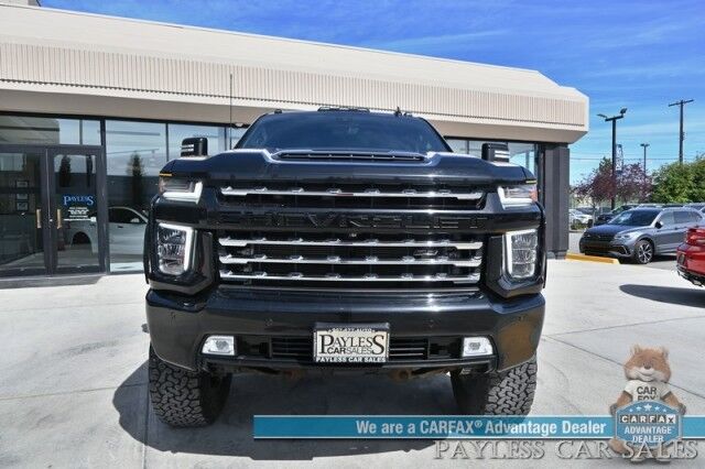 2021 Chevrolet Silverado 2500HD LTZ Plus / 4X4 / Carhartt Edition / Convenience II & Tech Pkg / Crew Cab / Lifted / Z71 Off-RD / Auto Start / Heated & Cooled Seats / Heated Steering / Navigation / Bose / Sunroof / HUD / 37in Tires / Tow Pkg / 1-Owner Anchorage AK