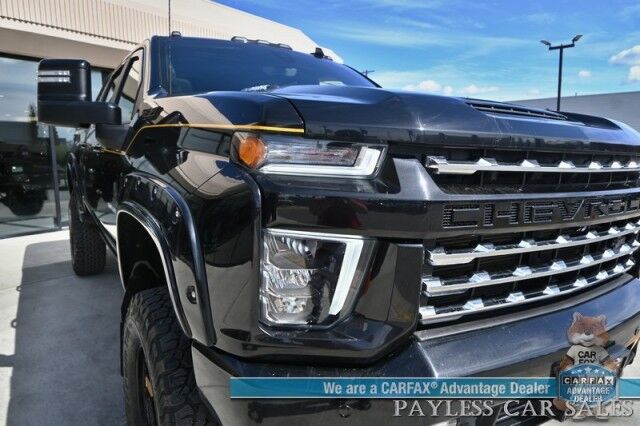 2021 Chevrolet Silverado 2500HD LTZ Plus / 4X4 / Carhartt Edition / Convenience II & Tech Pkg / Crew Cab / Lifted / Z71 Off-RD / Auto Start / Heated & Cooled Seats / Heated Steering / Navigation / Bose / Sunroof / HUD / 37in Tires / Tow Pkg / 1-Owner Anchorage AK