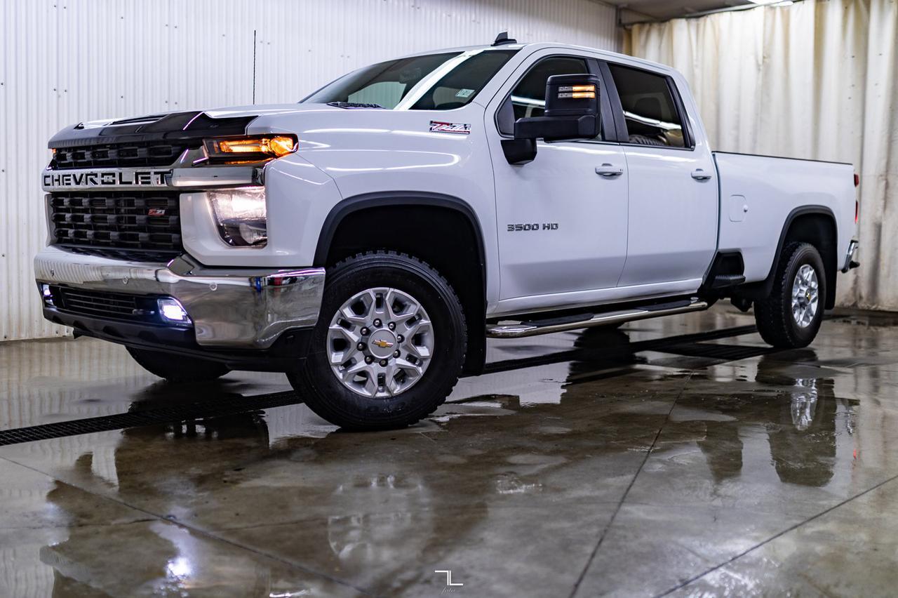 2021 Chevrolet Silverado 3500HD 4x4 Crew Cab LT Z71 Longbox Diesel BCam Red Deer AB