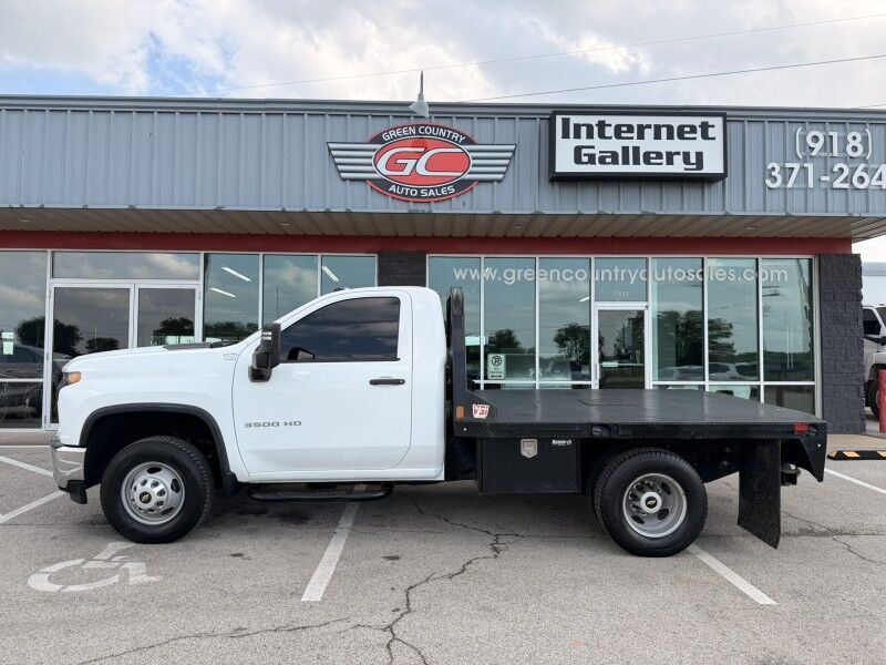 2021 Chevrolet Silverado 3500HD 4x4 Flatbed 59k Work Truck Collinsville OK
