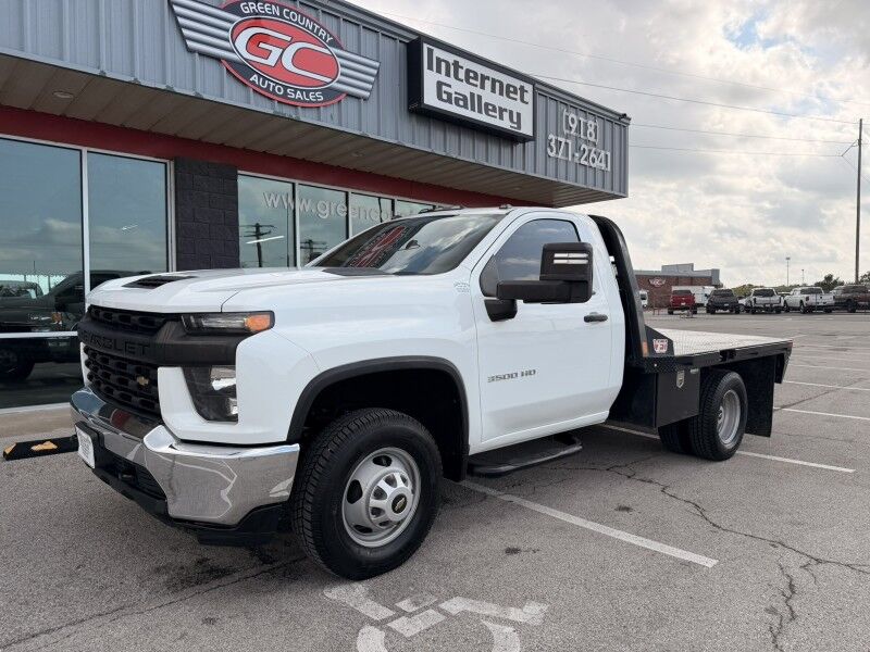 2021 Chevrolet Silverado 3500HD 4x4 Flatbed 59k Work Truck Collinsville OK
