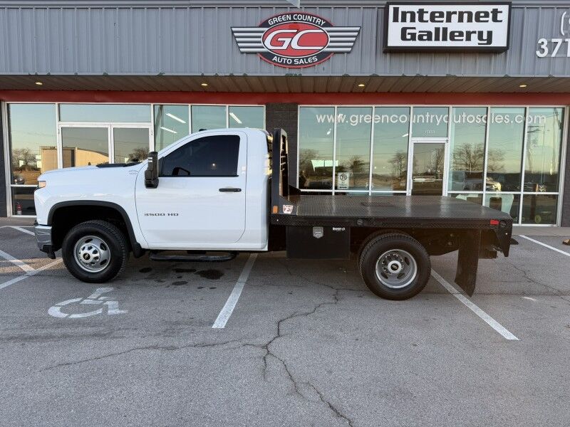 2021 Chevrolet Silverado 3500HD 4x4 Flatbed 59k mis Work Truck Collinsville OK