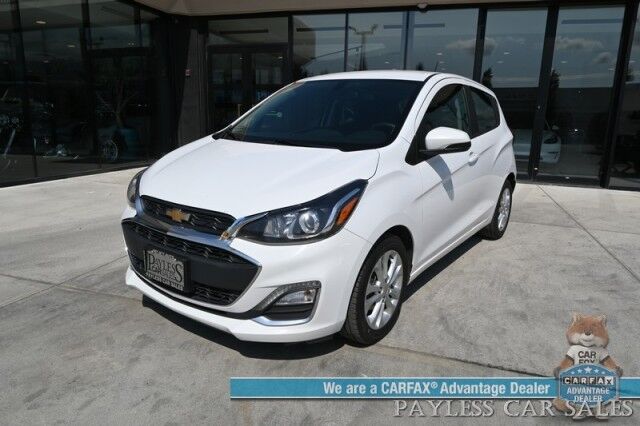 2021 Chevrolet Spark 1LT / Automatic / Power Locks, Windows & Mirrors / Apple CarPlay & Android Auto / USB Input / Back Up Camera / Cruise Control / Keyless Entry / Aluminum Wheels / Block Heater / 38 MPG / 1-Owner Anchorage AK