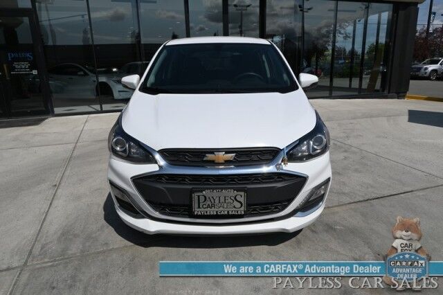 2021 Chevrolet Spark 1LT / Automatic / Power Locks, Windows & Mirrors / Apple CarPlay & Android Auto / USB Input / Back Up Camera / Cruise Control / Keyless Entry / Aluminum Wheels / Block Heater / 38 MPG / 1-Owner Anchorage AK