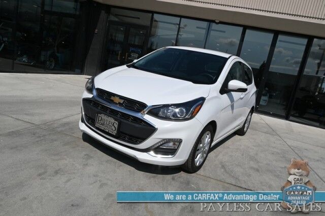 2021 Chevrolet Spark 1LT / Automatic / Power Locks, Windows & Mirrors / Apple CarPlay & Android Auto / USB Input / Back Up Camera / Cruise Control / Keyless Entry / Aluminum Wheels / Block Heater / 38 MPG / 1-Owner Anchorage AK