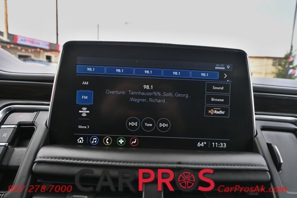 2021 Chevrolet Suburban LT - 4X4 - Auto Start - Power & Heated Leather Seats - Forward Collison & Back Up Camera - Bose Speakers - Apple CarPlay & Android Auto - Rear Climate Control - Keyless Entry & Start - Power Liftgate - 3rd Row - Seats 8 - Tow Pkg Anchorage AK