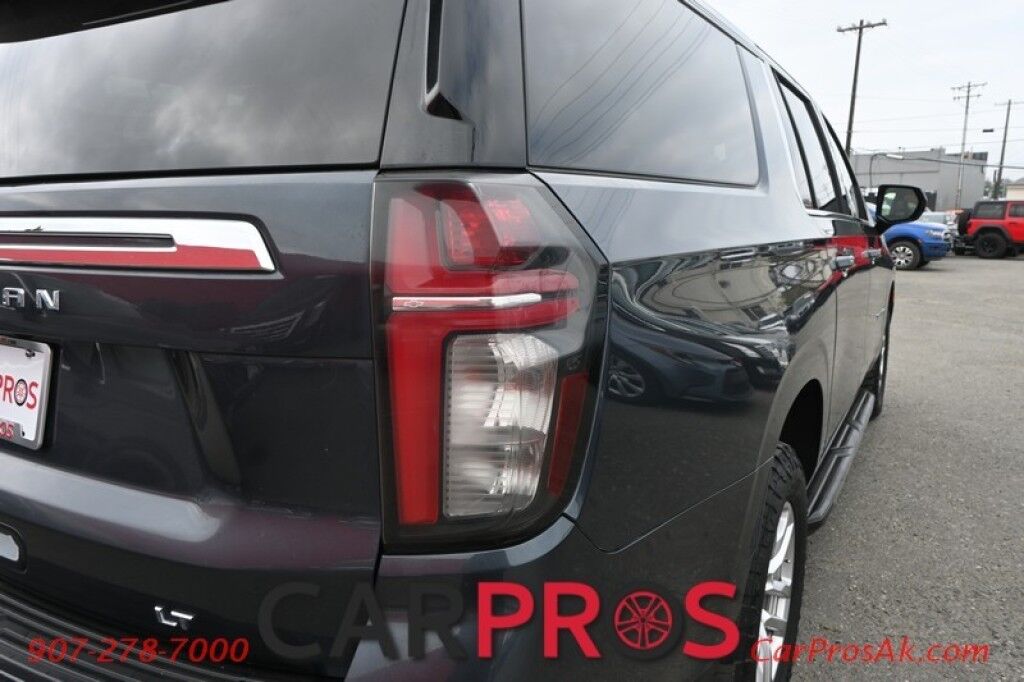 2021 Chevrolet Suburban LT - 4X4 - Auto Start - Power & Heated Leather Seats - Forward Collison & Back Up Camera - Bose Speakers - Apple CarPlay & Android Auto - Rear Climate Control - Keyless Entry & Start - Power Liftgate - 3rd Row - Seats 8 - Tow Pkg Anchorage AK