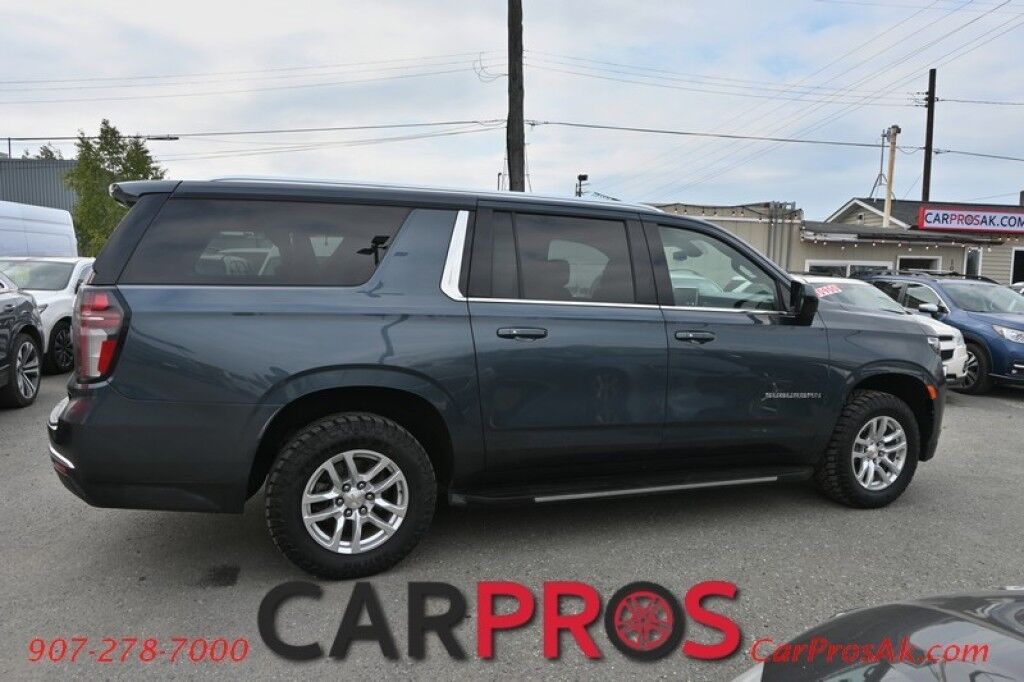 2021 Chevrolet Suburban LT - 4X4 - Auto Start - Power & Heated Leather Seats - Forward Collison & Back Up Camera - Bose Speakers - Apple CarPlay & Android Auto - Rear Climate Control - Keyless Entry & Start - Power Liftgate - 3rd Row - Seats 8 - Tow Pkg Anchorage AK