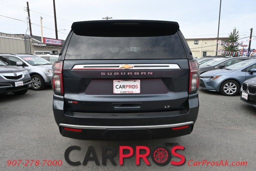 2021 Chevrolet Suburban LT - 4X4 - Auto Start - Power & Heated Leather Seats - Forward Collison & Back Up Camera - Bose Speakers - Apple CarPlay & Android Auto - Rear Climate Control - Keyless Entry & Start - Power Liftgate - 3rd Row - Seats 8 - Tow Pkg Anchorage AK