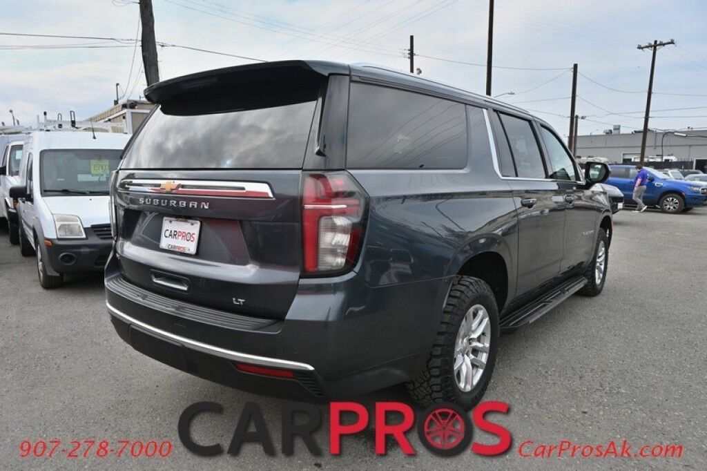 2021 Chevrolet Suburban LT - 4X4 - Auto Start - Power & Heated Leather Seats - Forward Collison & Back Up Camera - Bose Speakers - Apple CarPlay & Android Auto - Rear Climate Control - Keyless Entry & Start - Power Liftgate - 3rd Row - Seats 8 - Tow Pkg Anchorage AK