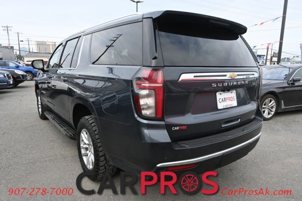 2021 Chevrolet Suburban LT - 4X4 - Auto Start - Power & Heated Leather Seats - Forward Collison & Back Up Camera - Bose Speakers - Apple CarPlay & Android Auto - Rear Climate Control - Keyless Entry & Start - Power Liftgate - 3rd Row - Seats 8 - Tow Pkg Anchorage AK