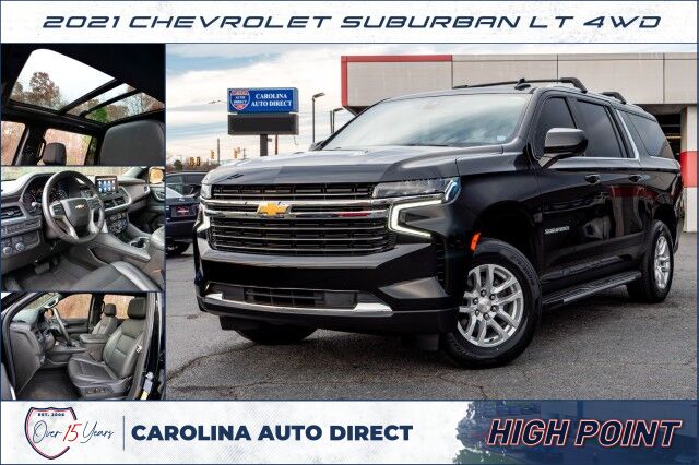 2021 Chevrolet Suburban LT 4WD / Panoramic Sunroof / Third Row / V8!