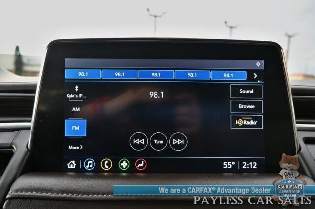 2021 Chevrolet Suburban LT / 4X4 / AutoStart / Power & Heated Leather Seats / Bose Speakers / Forward Collision Alert / Apple CarPlay & Android Auto / Keyless Entry & Start / Running Boards / Rear Park Assist / 3rd Row / Seats 8 / Tow Pkg Anchorage AK