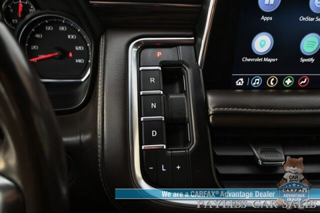 2021 Chevrolet Suburban LT / 4X4 / AutoStart / Power & Heated Leather Seats / Bose Speakers / Forward Collision Alert / Apple CarPlay & Android Auto / Keyless Entry & Start / Running Boards / Rear Park Assist / 3rd Row / Seats 8 / Tow Pkg Anchorage AK