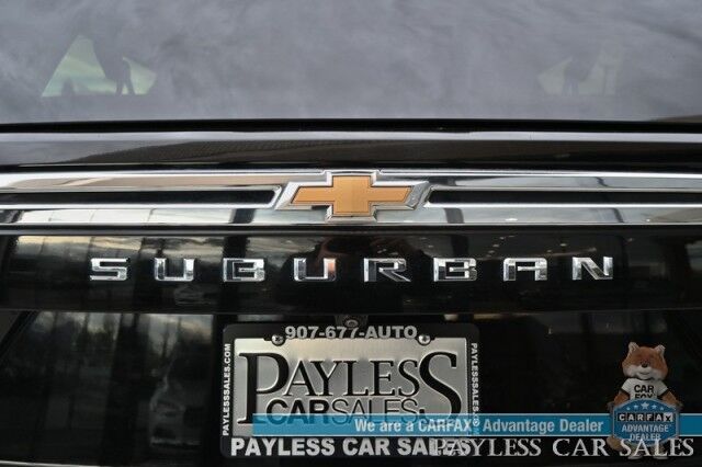 2021 Chevrolet Suburban LT / 4X4 / AutoStart / Power & Heated Leather Seats / Bose Speakers / Forward Collision Alert / Apple CarPlay & Android Auto / Keyless Entry & Start / Running Boards / Rear Park Assist / 3rd Row / Seats 8 / Tow Pkg Anchorage AK