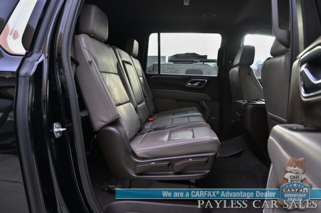 2021 Chevrolet Suburban LT / 4X4 / AutoStart / Power & Heated Leather Seats / Bose Speakers / Forward Collision Alert / Apple CarPlay & Android Auto / Keyless Entry & Start / Running Boards / Rear Park Assist / 3rd Row / Seats 8 / Tow Pkg Anchorage AK