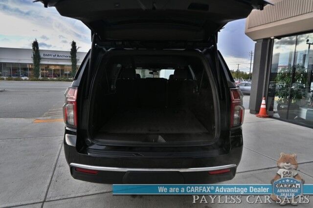 2021 Chevrolet Suburban LT / 4X4 / AutoStart / Power & Heated Leather Seats / Bose Speakers / Forward Collision Alert / Apple CarPlay & Android Auto / Keyless Entry & Start / Running Boards / Rear Park Assist / 3rd Row / Seats 8 / Tow Pkg Anchorage AK