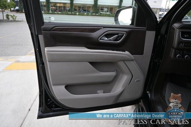 2021 Chevrolet Suburban LT / 4X4 / AutoStart / Power & Heated Leather Seats / Bose Speakers / Forward Collision Alert / Apple CarPlay & Android Auto / Keyless Entry & Start / Running Boards / Rear Park Assist / 3rd Row / Seats 8 / Tow Pkg Anchorage AK