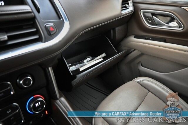 2021 Chevrolet Suburban LT / 4X4 / AutoStart / Power & Heated Leather Seats / Bose Speakers / Forward Collision Alert / Apple CarPlay & Android Auto / Keyless Entry & Start / Running Boards / Rear Park Assist / 3rd Row / Seats 8 / Tow Pkg Anchorage AK