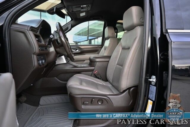2021 Chevrolet Suburban LT / 4X4 / AutoStart / Power & Heated Leather Seats / Bose Speakers / Forward Collision Alert / Apple CarPlay & Android Auto / Keyless Entry & Start / Running Boards / Rear Park Assist / 3rd Row / Seats 8 / Tow Pkg Anchorage AK