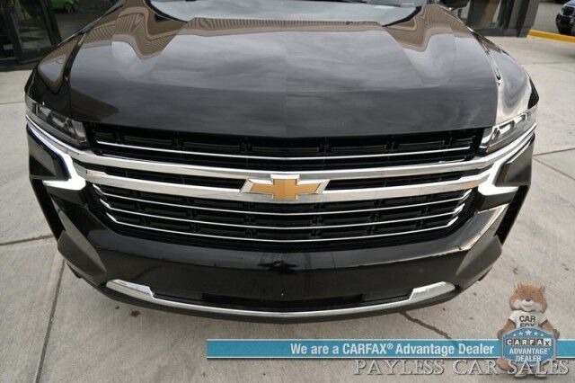 2021 Chevrolet Suburban LT / 4X4 / AutoStart / Power & Heated Leather Seats / Bose Speakers / Forward Collision Alert / Apple CarPlay & Android Auto / Keyless Entry & Start / Running Boards / Rear Park Assist / 3rd Row / Seats 8 / Tow Pkg Anchorage AK