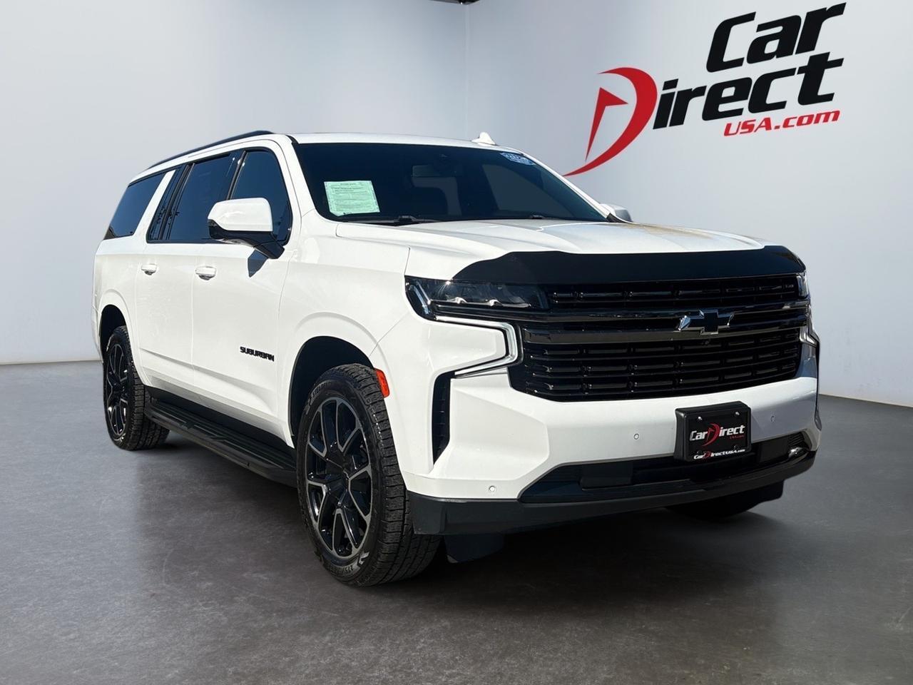 2021 Chevrolet Suburban RST, AUTO START/STOP, FORWARD COLLISION ALERT, POWER LIFTGATE, PANORAMIC SUNROOF, APPLE CARPLAY/ANDROID AUTO, POWER 3RD ROW, HEATED & VENTILATED SEATS, 1 OWNER, CLEAN CERTIFIED CARFAX, A PERFECT SUV FOR YOU!!