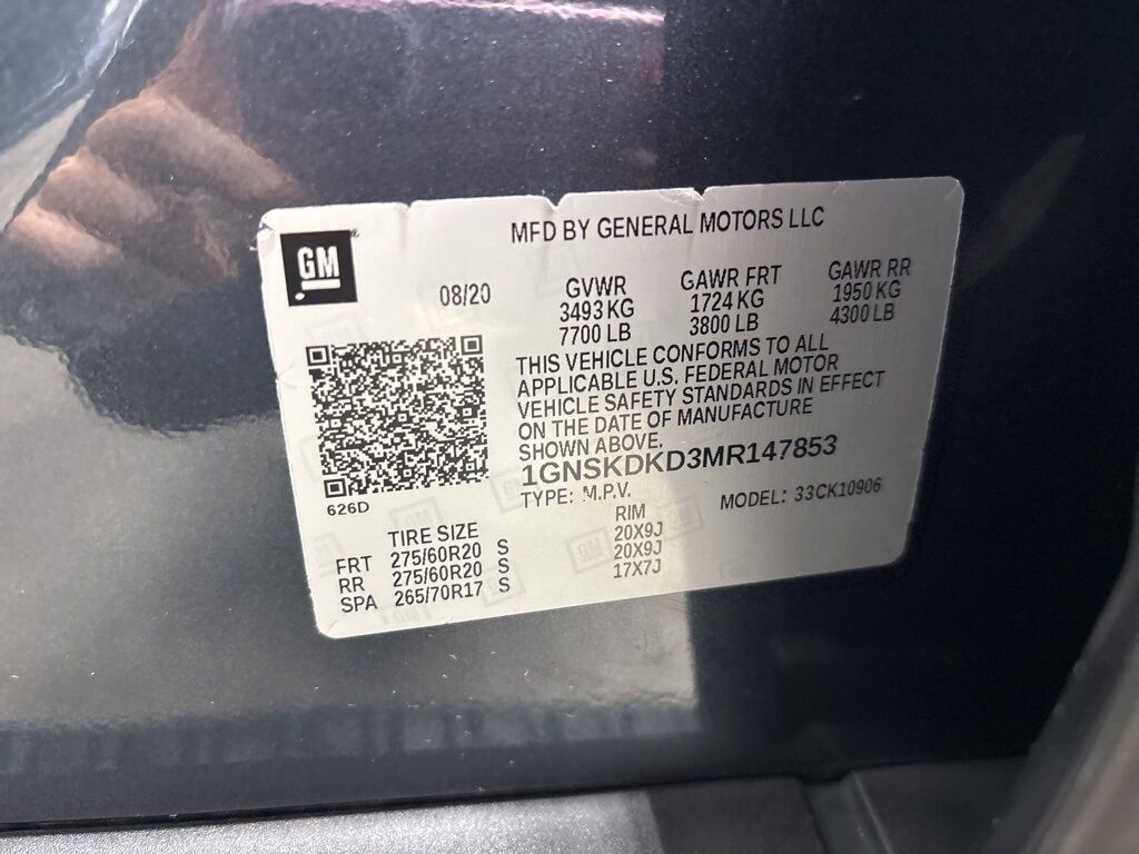 2021 Chevrolet Suburban Z71 4WD 7 Passenger Minocqua WI