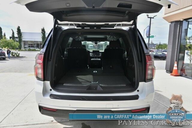 2021 Chevrolet Tahoe High Country / 4X4 / Turbo Diesel / Auto Start / Power Heated & Cooled Leather Seats / Heated Steering / Panoramic Sunroof / Bose Speakers / HUD / Lane Depart & Blind Spot / Rear Captain Chairs / 3rd Row / Tow Pkg / 1-Owner Anchorage AK