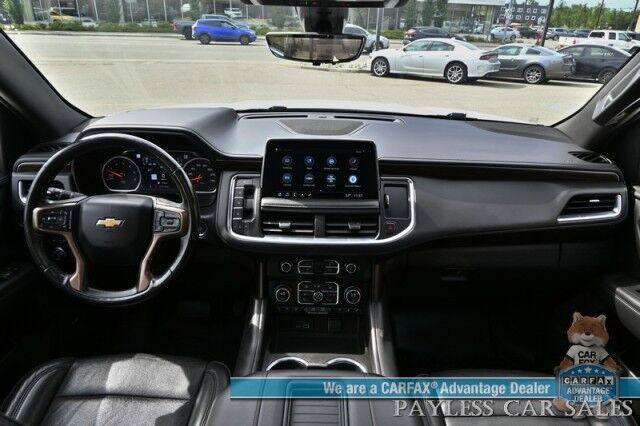 2021 Chevrolet Tahoe High Country / 4X4 / Turbo Diesel / Auto Start / Power Heated & Cooled Leather Seats / Heated Steering / Panoramic Sunroof / Bose Speakers / HUD / Lane Depart & Blind Spot / Rear Captain Chairs / 3rd Row / Tow Pkg / 1-Owner Anchorage AK