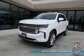 2021 Chevrolet Tahoe High Country / 4X4 / Turbo Diesel / Auto Start / Power Heated & Cooled Leather Seats / Heated Steering / Panoramic Sunroof / Bose Speakers / HUD / Lane Depart & Blind Spot / Rear Captain Chairs / 3rd Row / Tow Pkg / 1-Owner