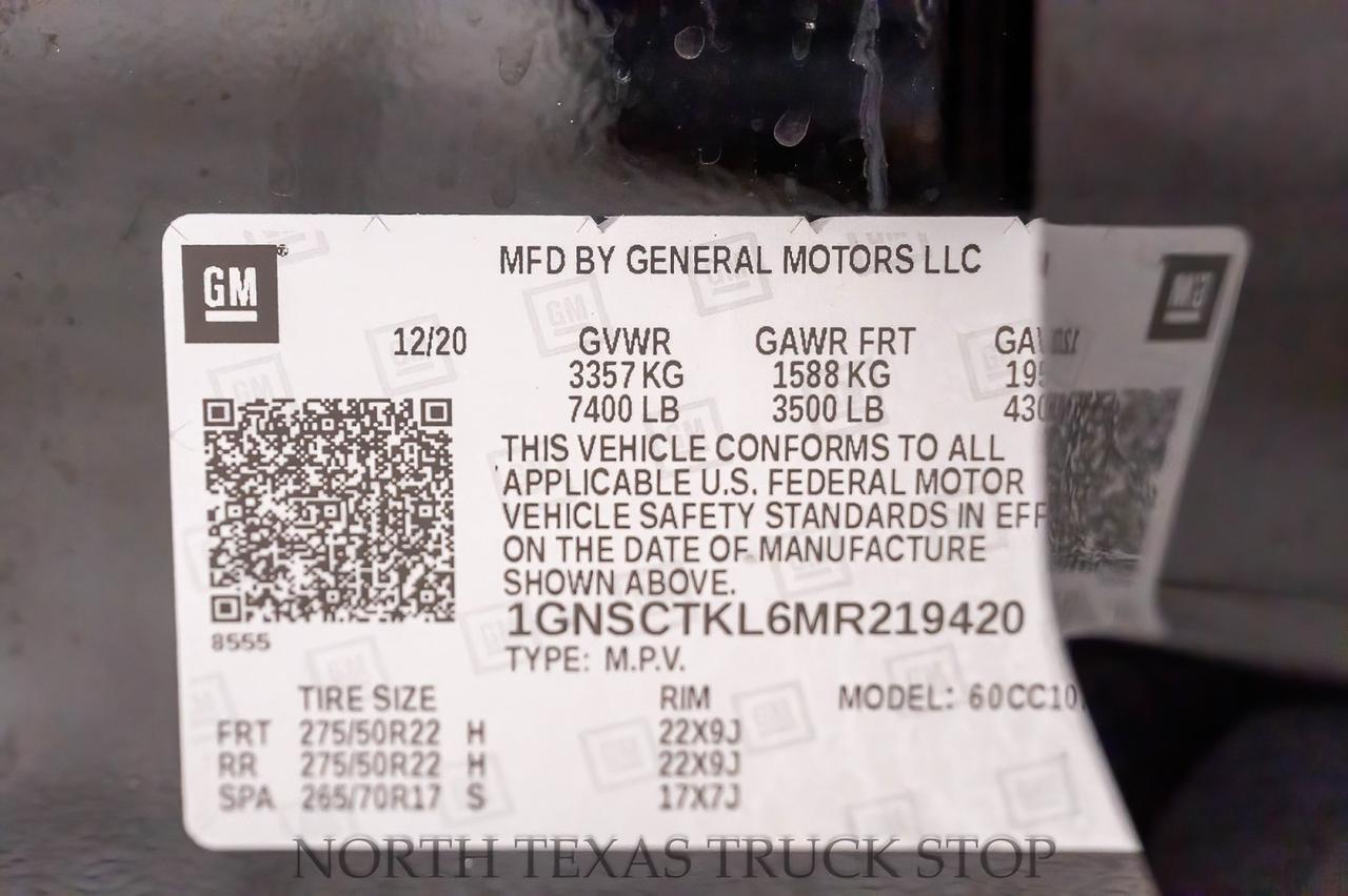 2021 Chevrolet Tahoe High Country 6.2L Ecotec3 2WD Mansfield TX