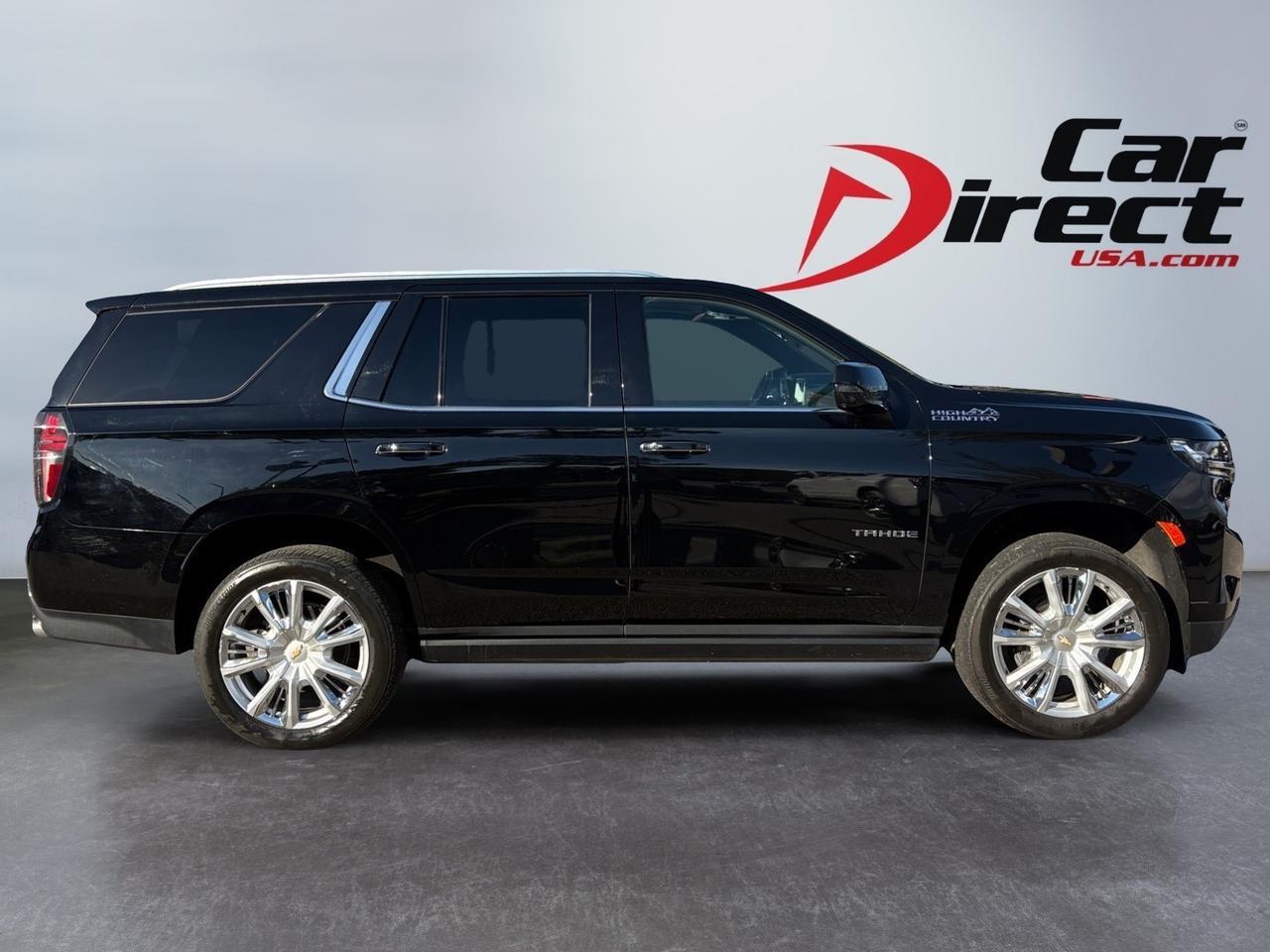 2021 Chevrolet Tahoe High Country, POWER RUNNING BOARDS, BLIND SPOT ALERT, LANE KEEP ASSIST, HEADS-UP DISPLAY, AUTO START/STOP, 360 BACKUP CAMERA, PANORAMIC MOONROOF, APPLE CARPLAY/ANDROID AUTO, POWER 3RD ROW, POWER LIFTGATE, ONLY 1 OWNER, CLEAN CARFAX, TAKE HOME THIS TA Virginia Beach VA