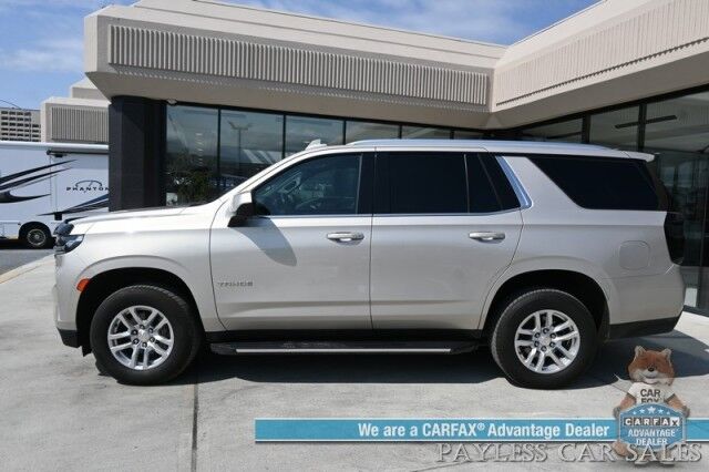 2021 Chevrolet Tahoe LT / 4X4 / Auto Start / Power & Heated Leather Seats / Bose Speakers / Apple CarPlay & Android Auto / Back Up Camera / 3rd Row / Seats 8 / Collision Alert / Keyless Entry & Start / Block Heater / Power Liftgate / Tow Pkg Anchorage AK